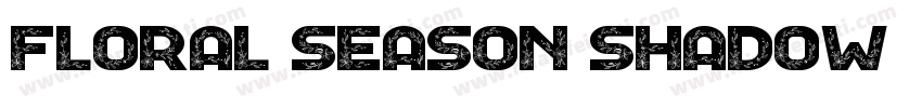 Floral Season Shadow字体转换